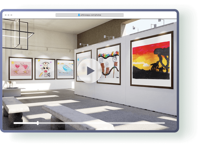 Virtual gallery preview